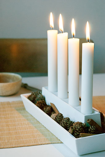 Adventsljusstake Carina Ahlburg Design Adventsljusstake Carina Ahlburg Design